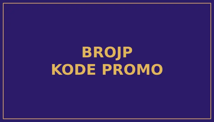 Kode promo Brojp - Bonus sambutan +500%