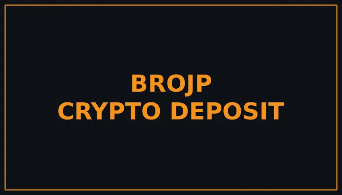 Brojp Deposit crypto